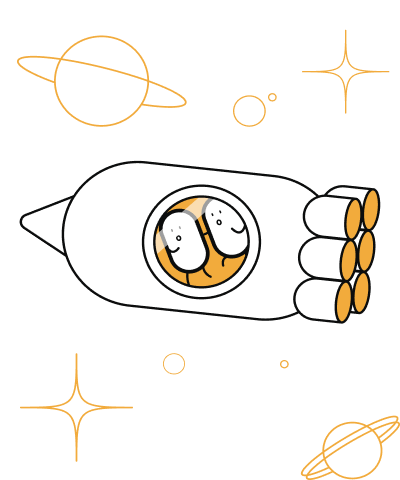 TIC TAC® Rocket in space