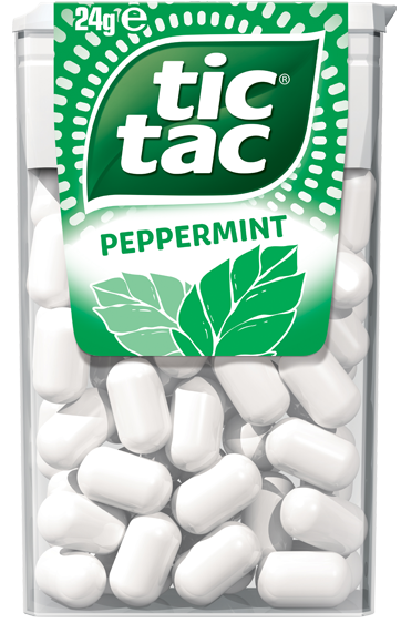 Tic Tac® Peppermint 24g pack shot