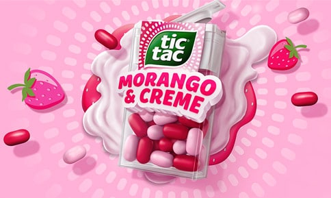 Tic Tac® Morango & Creme