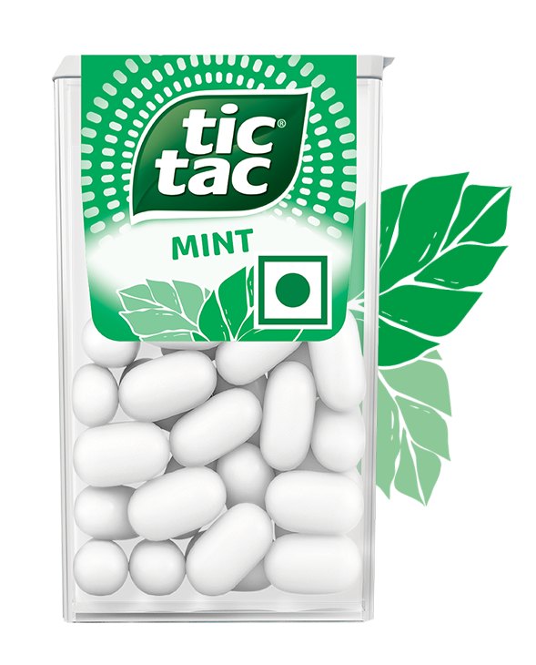 Tic Tac® Mint flavour Pack with a perfect balance of sweetness & freshness in every refreshing pill of Tic Tac® Mint.