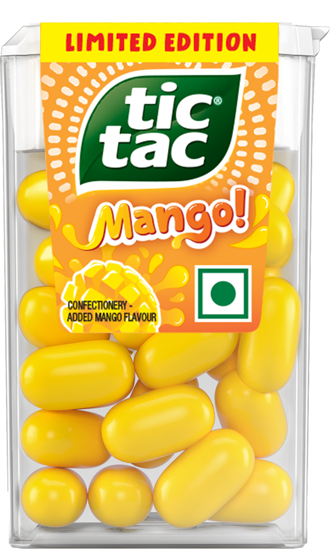 Savour the Summer season with this limited edition of a perfect mango delight with Tic Tac® Mango Flavour Pack.