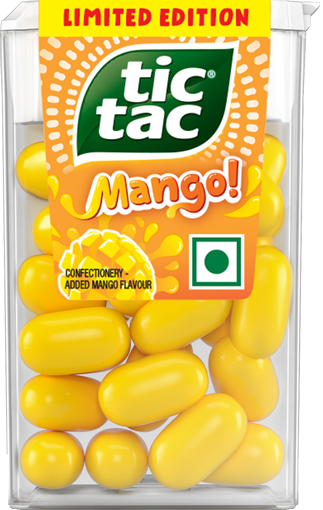 Savour the Summer season with this limited edition of a perfect mango delight with Tic Tac® Mango Flavour Pack.