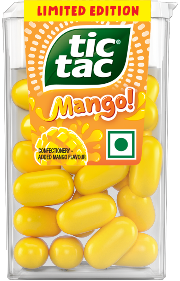 Savour the Summer season with this limited edition of a perfect mango delight with Tic Tac® Mango Flavour Pack.