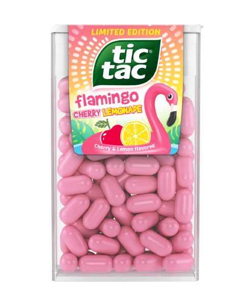 Tic Tac Flamingo Cherry Lemonade